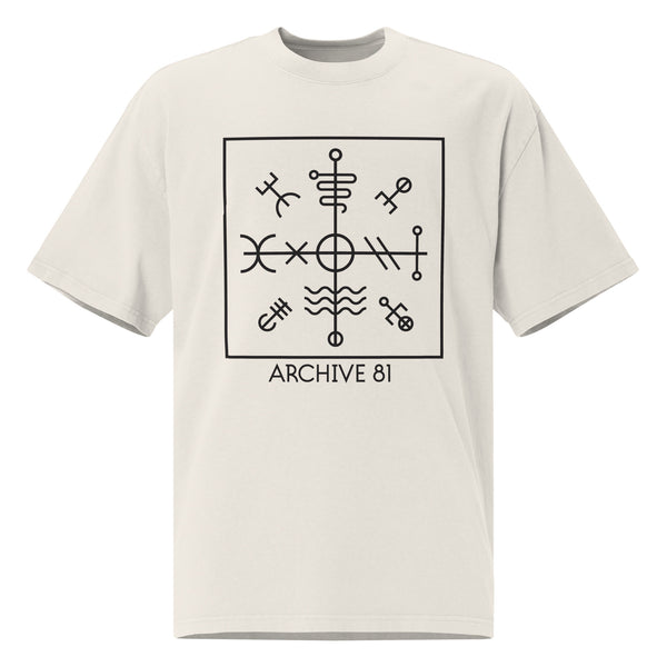 Archive 81 Season 3 Logo - Oversized faded t-shirt