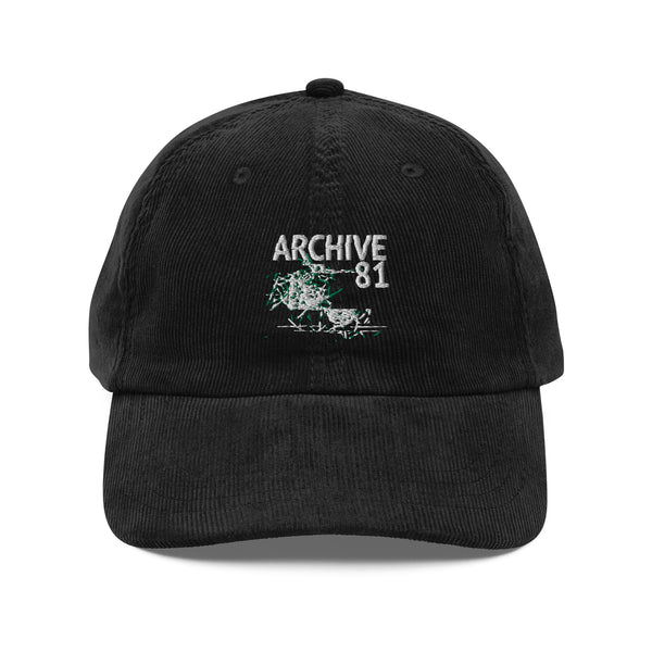 Archive 81 Logo - Vintage corduroy cap