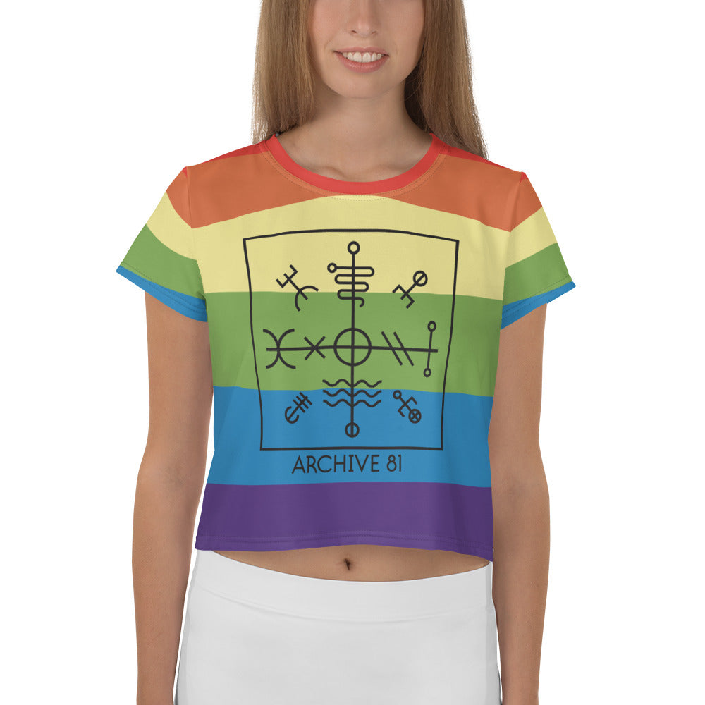 Crop Tee - Archive 81 Season 3 Pride Logo