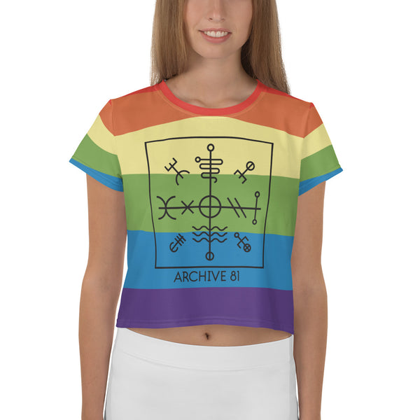Crop Tee - Archive 81 Season 3 Pride Logo