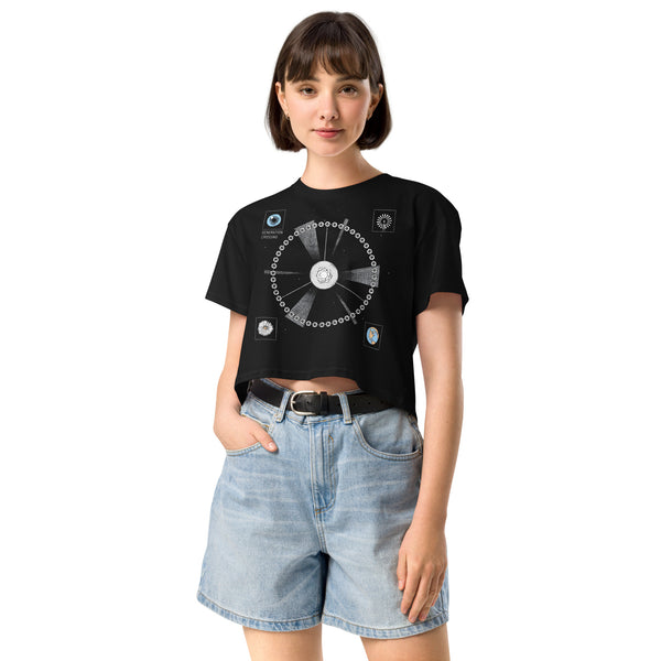 Generation Crossing Logo - crop top