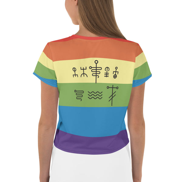 Crop Tee - Archive 81 Season 3 Pride Logo