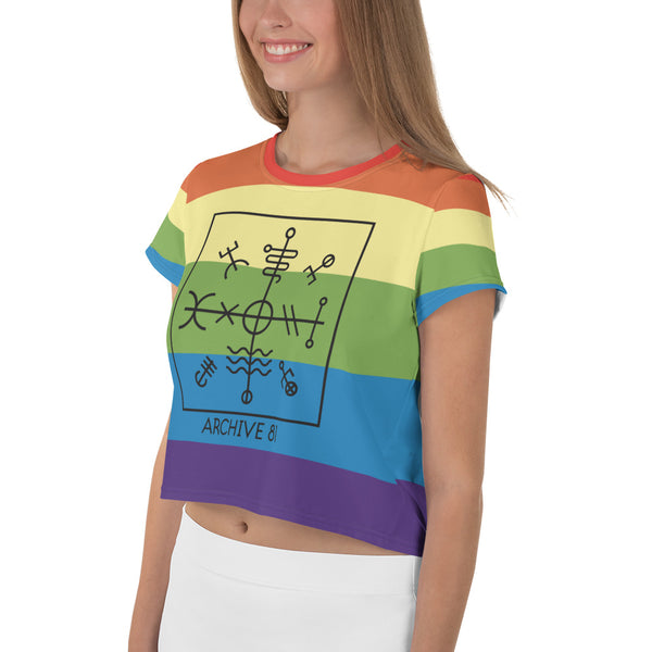 Crop Tee - Archive 81 Season 3 Pride Logo