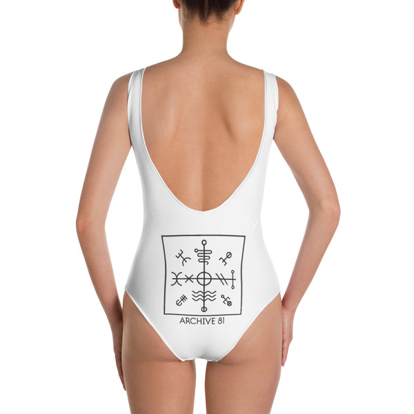 One-Piece Swimsuit - Archive 81 Season 3 Logo