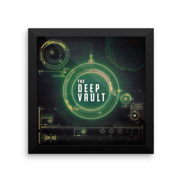 Poster - Framed - The Deep Vault Logo