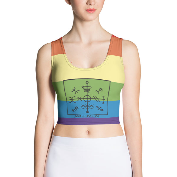 Crop Top - Archive 81 Season 3 PRIDE logo