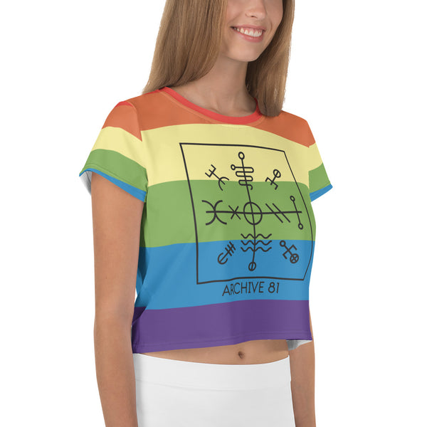 Crop Tee - Archive 81 Season 3 Pride Logo